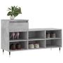 Voir la diapositive 3 : VIDAXL Armoire a chaussures Gris beton 102x36x60 cm Bois d'ingenierie