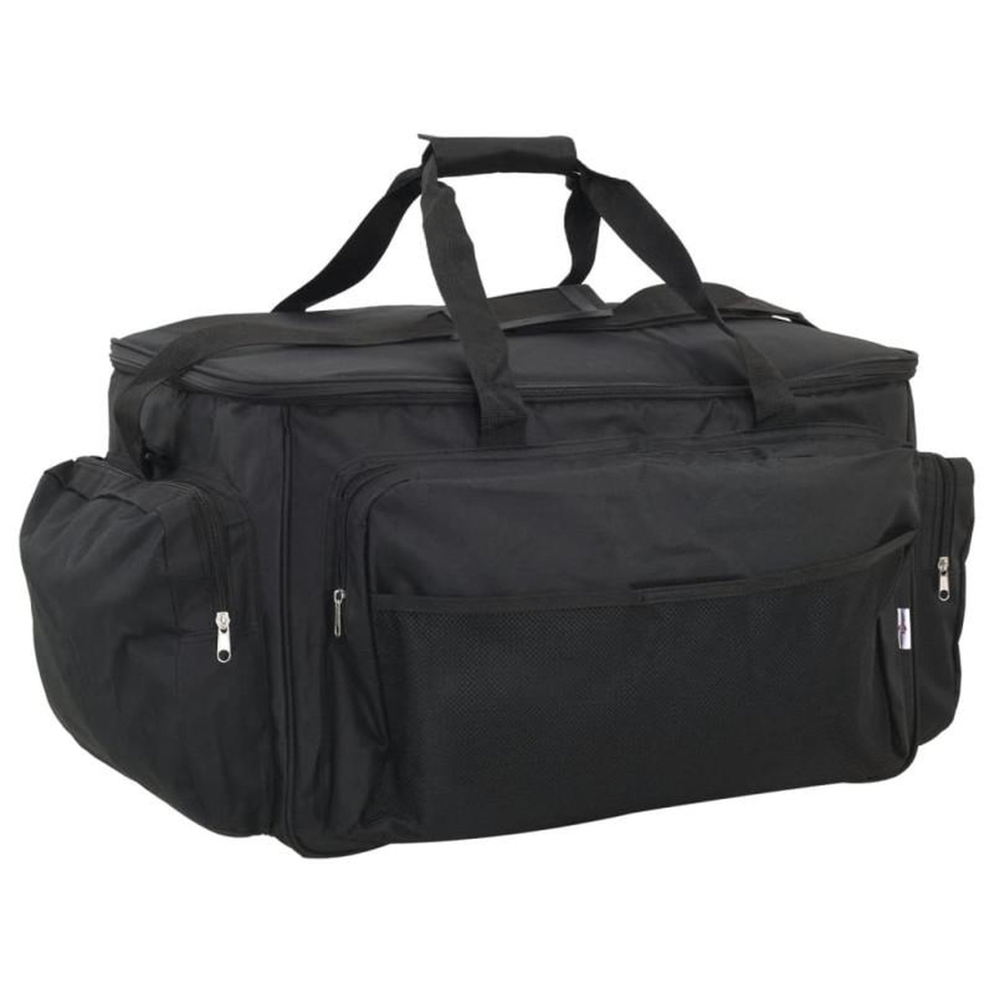 Voir la diapositive 1 : VIDAXL Sac de pêche imperméable noir tissu oxford