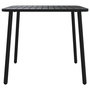Voir la diapositive 4 : VIDAXL Table de jardin anthracite 80x80x71 cm acier