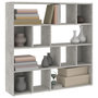 Voir la diapositive 4 : VIDAXL Bibliotheque/Separateur de piece Gris beton 105x24x102 cm