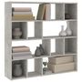 Voir la diapositive 4 : VIDAXL Bibliotheque/Separateur de piece Gris beton 105x24x102 cm