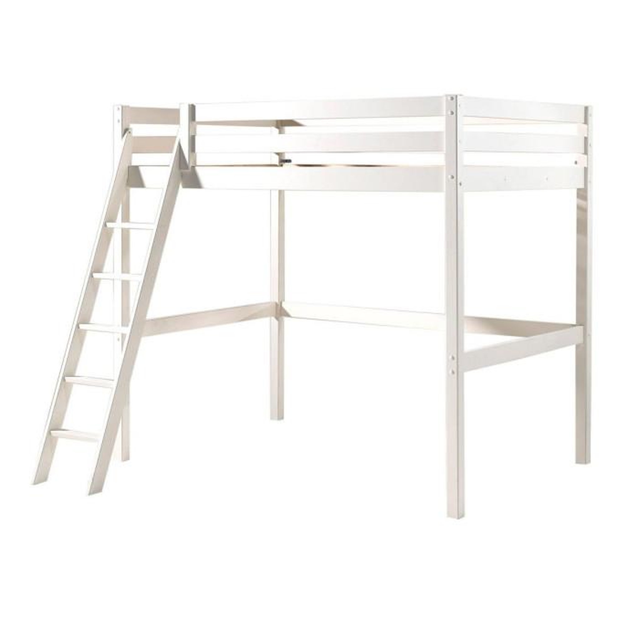 Voir la diapositive 3 : Paris Prix Pack - Lit Mezzanine Enfant, Commode & Fauteuil-Lit  Pino II  Blanc