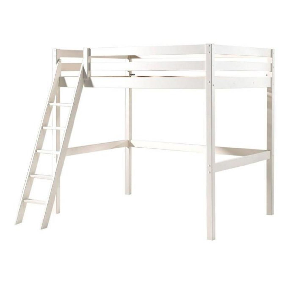Paris Prix Pack - Lit Mezzanine Enfant, Commode & Fauteuil-Lit  Pino II  Blanc