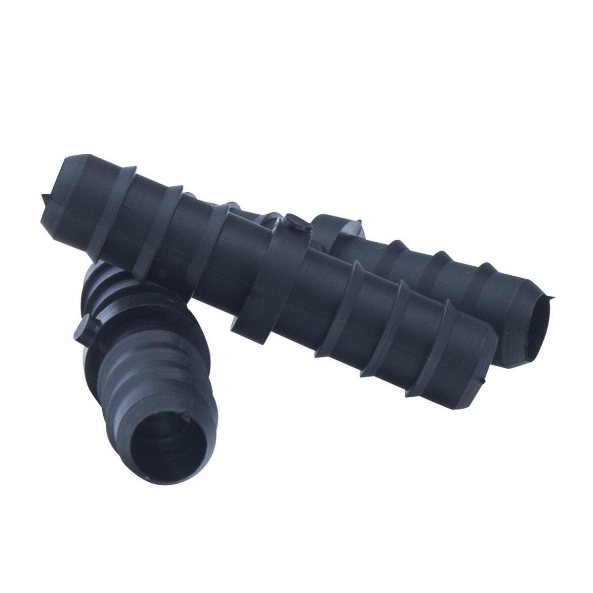 RAIN Raccord goutte à goutte droit Ø16 cannelé  par 3