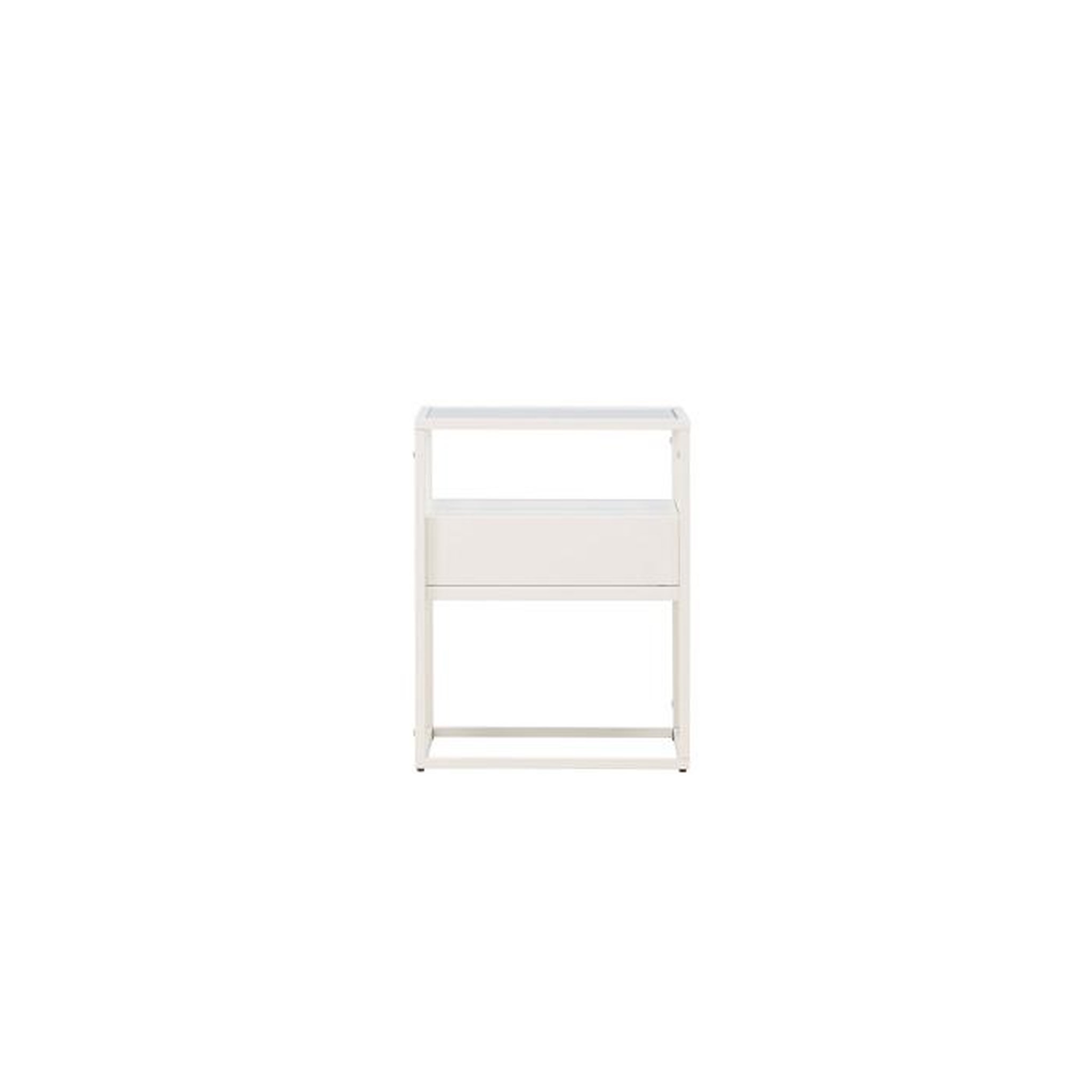 Voir la diapositive 2 : Paris Prix Table d'Appoint Design  Fortaleza  51cm Blanc