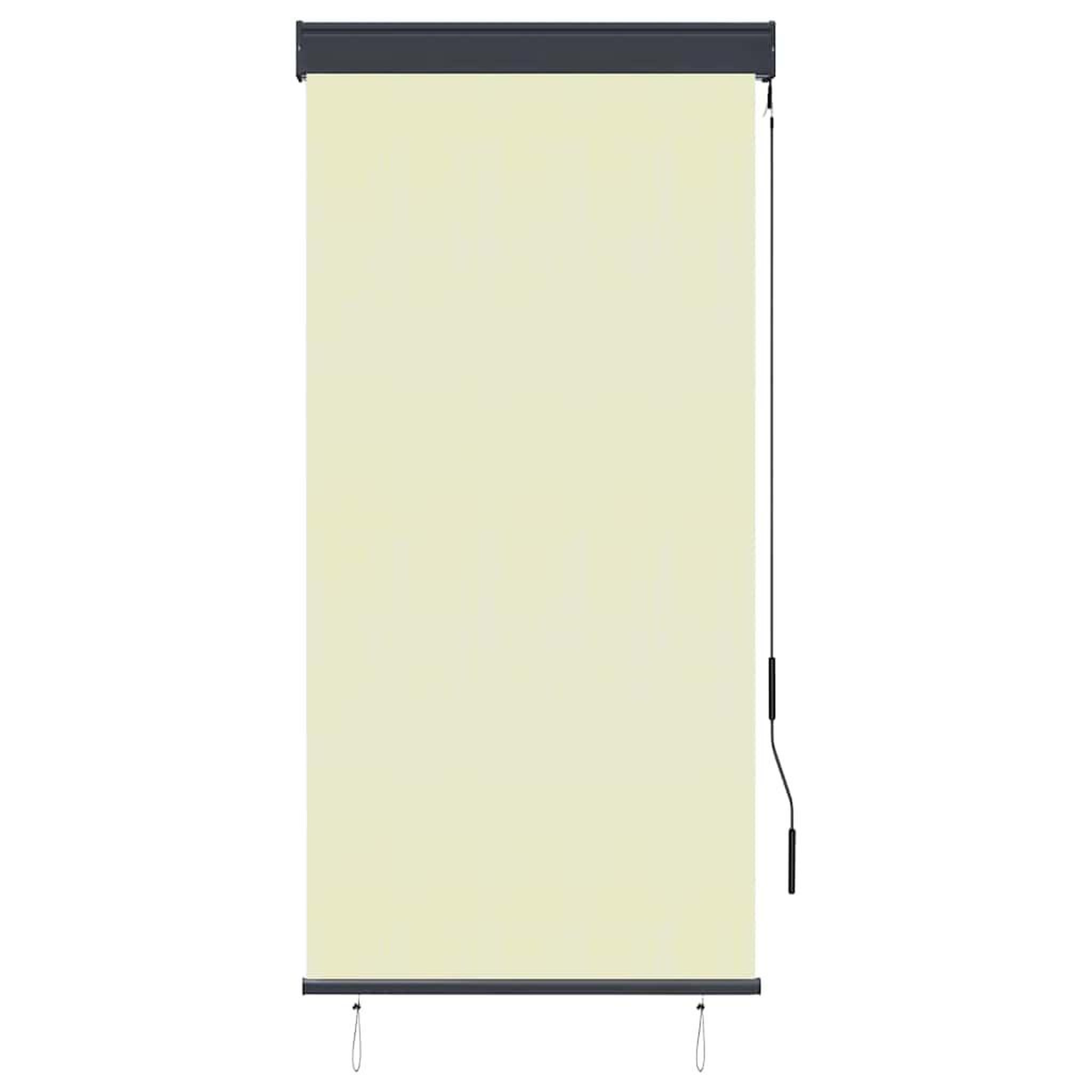 Voir la diapositive 2 : VIDAXL Store roulant d'exterieur 80 x 250 cm Creme