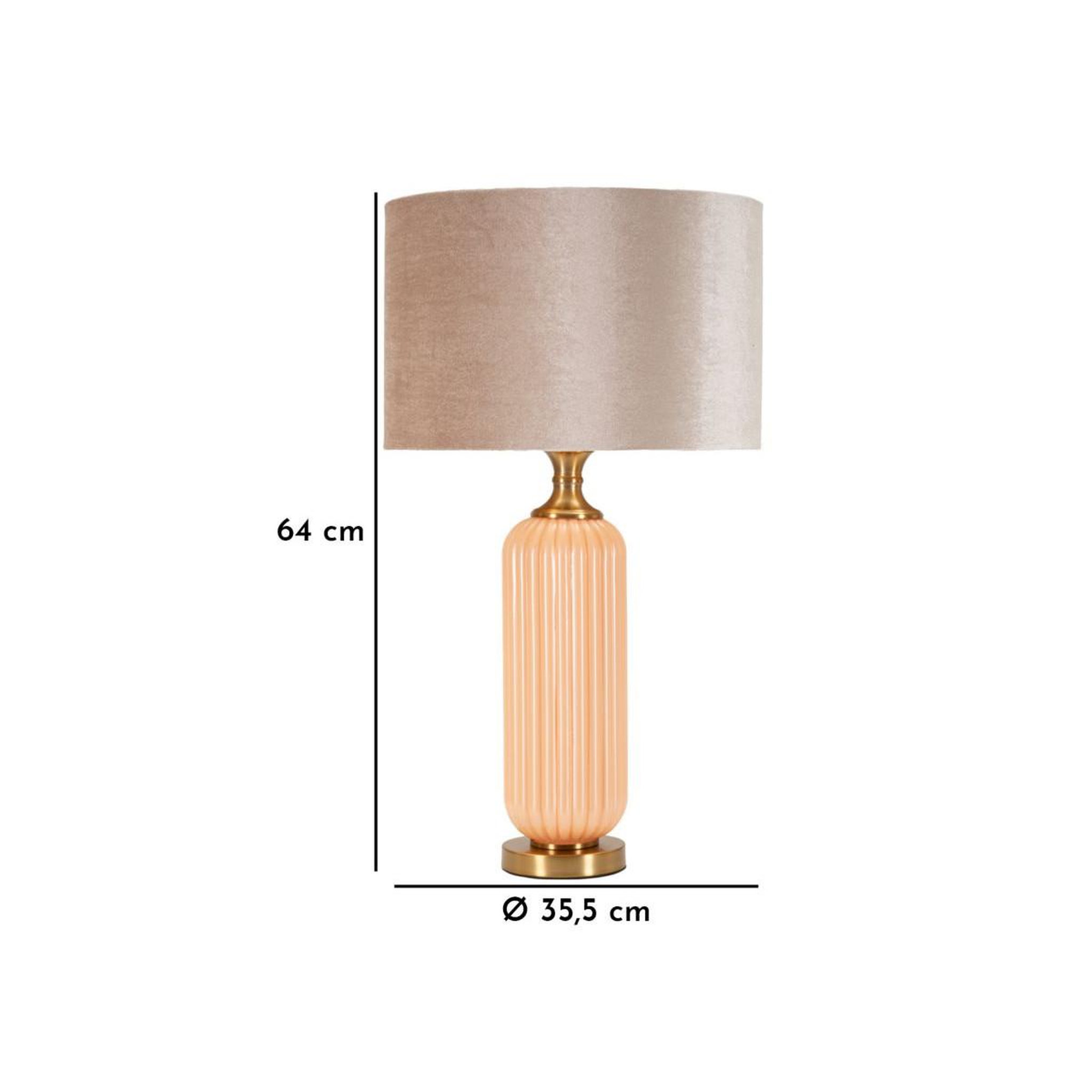 Voir la diapositive 6 : Paris Prix Lampe à poser  perly  64cm perle & or
