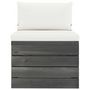 Voir la diapositive 5 : VIDAXL Salon palette de jardin 6 pcs avec coussins Bois de pin massif