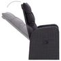 Voir la diapositive 4 : VIDAXL Ensemble a manger de jardin 3 pcs Noir