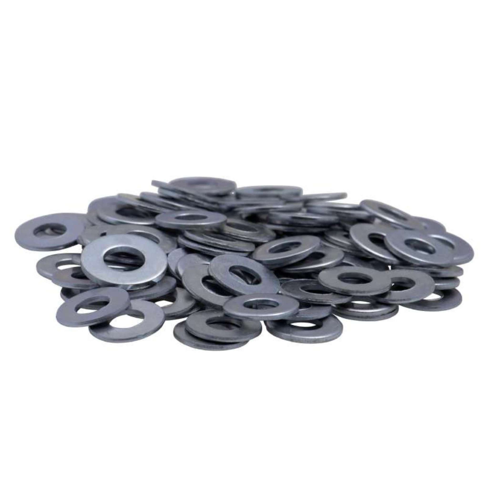 Voir la diapositive 3 :  Rondelle zinguée type M Vissal 10x22mm ép:2mm  lot de 100 rondelles
