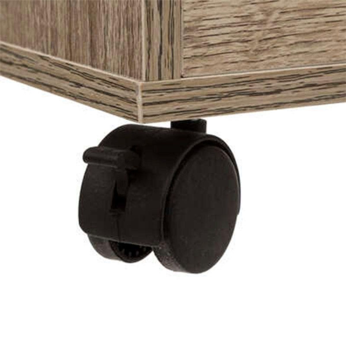  Tour de Rangement  2 Tiroirs  56cm Naturel