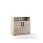 Voir la diapositive 1 : BEST MOBILIER Hayato - commode - effet bois - 80 cm