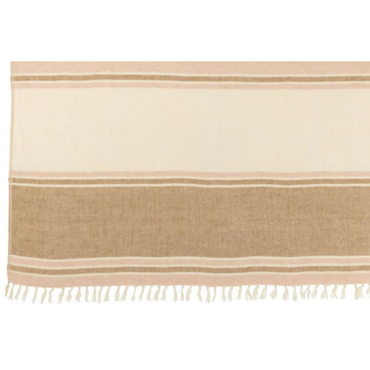 Paris Prix Plaid en Lin  Rayures  130x180cm Multicolore