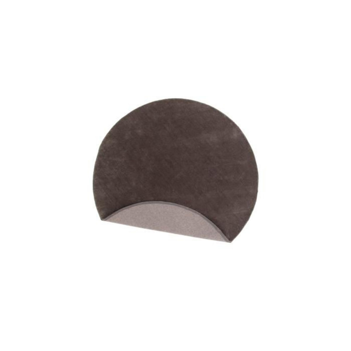 Paris Prix Tapis Déco Rond  Undra  200cm Gris Foncé