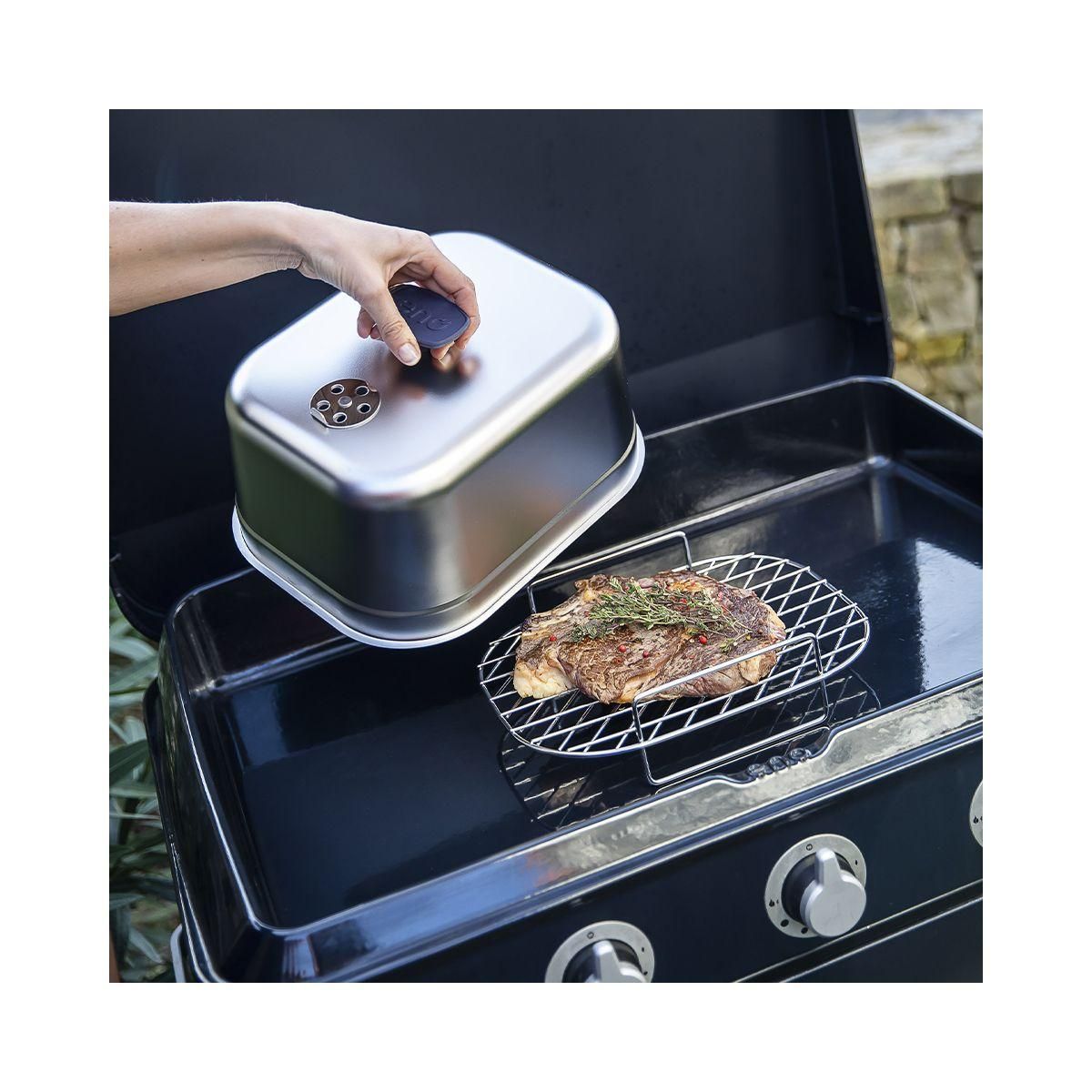 Eno Cloche pour plancha de cuisson inox CR3158