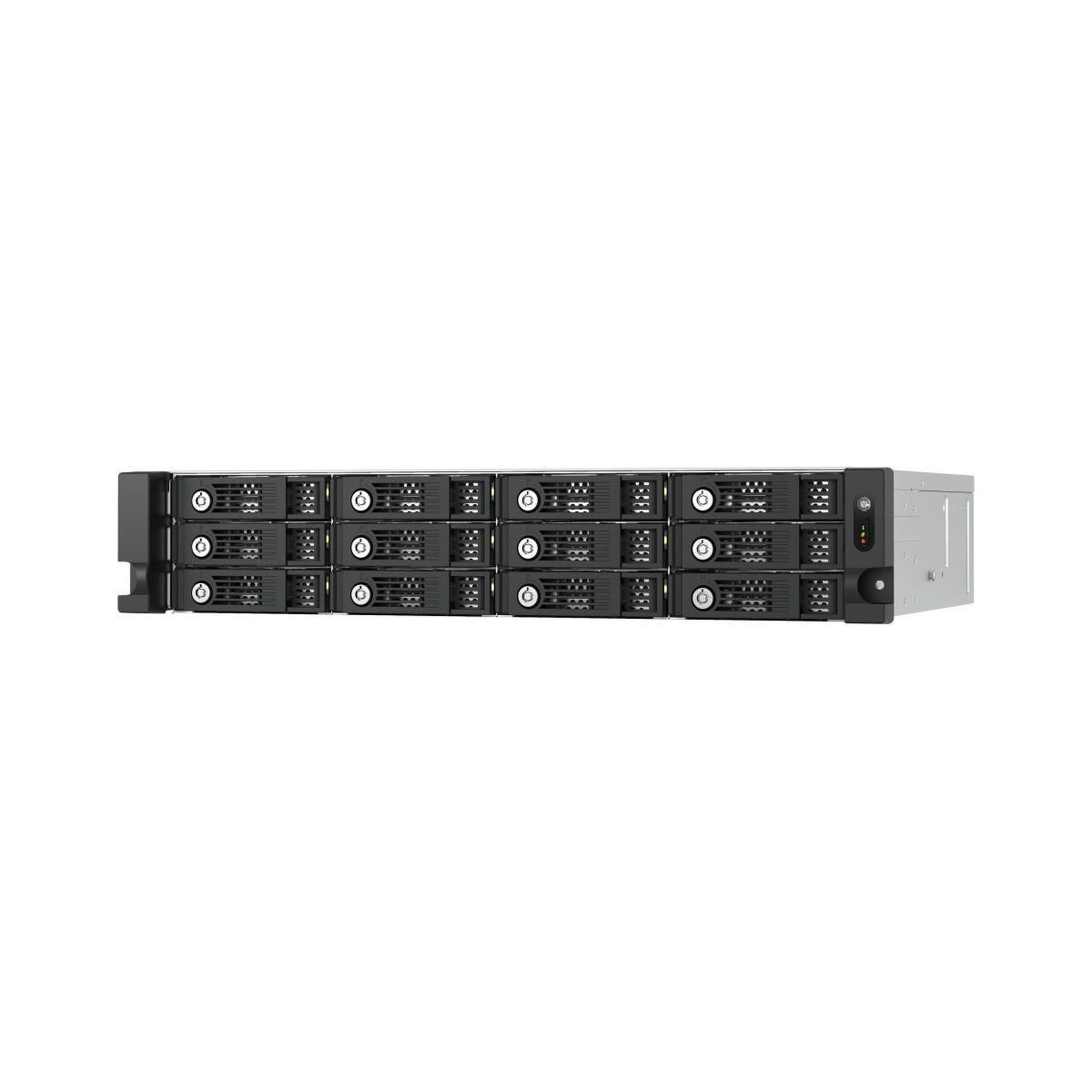 Qnap Qnap tl-r1200pes-rp boîtier de disques de stockage boîtier disque dur/ssd noir, gris 2.5/3.5