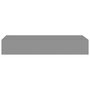 Voir la diapositive 4 : VIDAXL Etagere a tiroir murale Gris 60x23,5x10 cm MDF