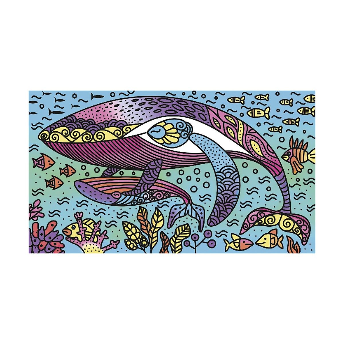 Juratoys-Janod Peinture Magique Thème Océan - Kit Créatif pour Enfants