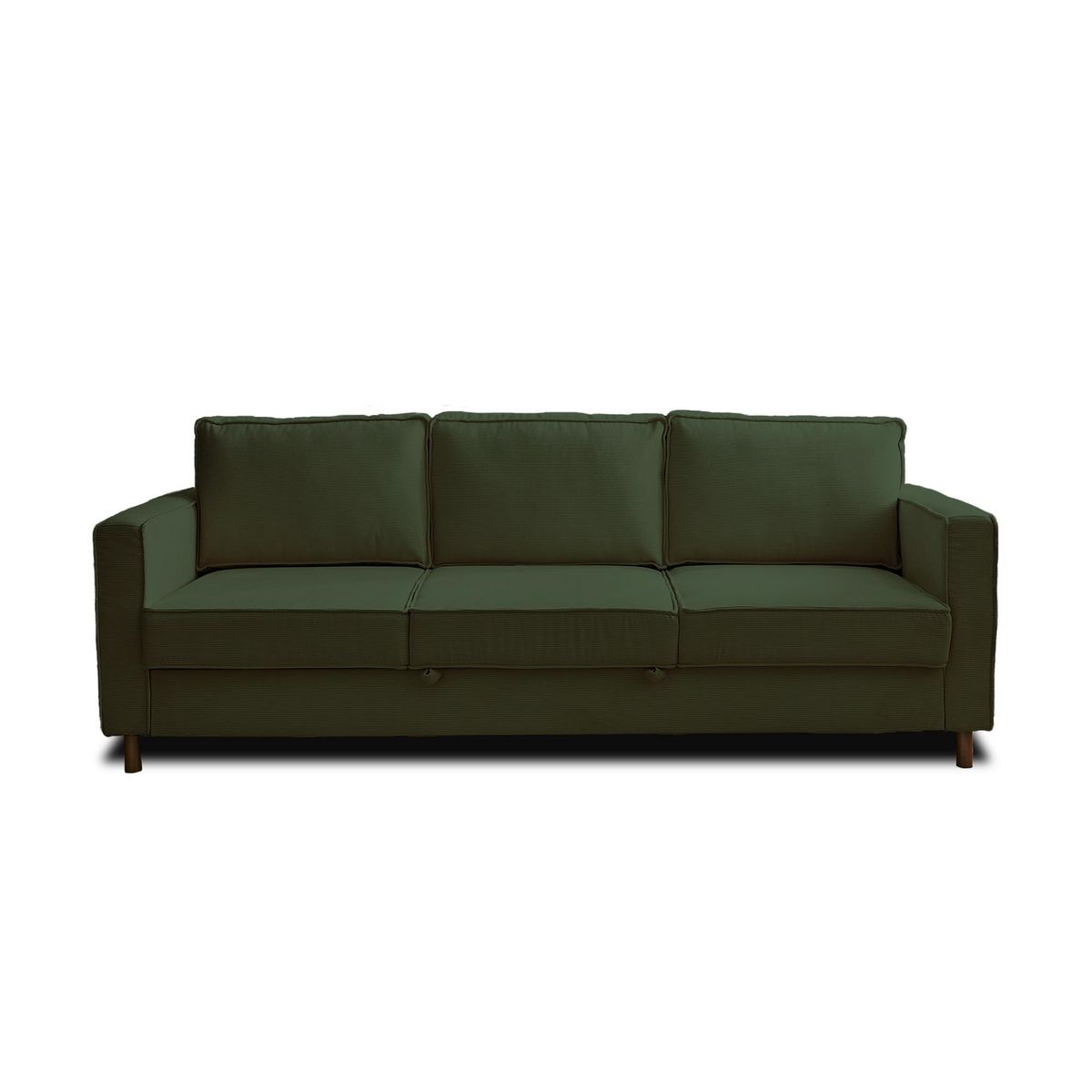 LISA DESIGN Jake - canapé 3 places - convertible - en velours côtelé