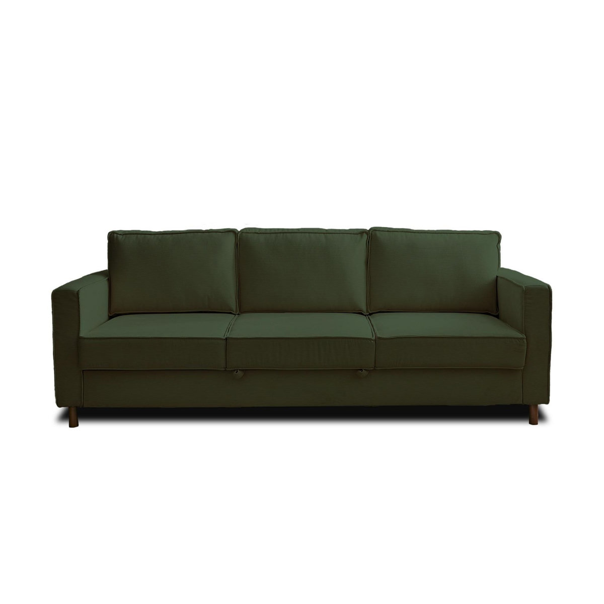 LISA DESIGN Jake - canapé 3 places - convertible - en velours côtelé