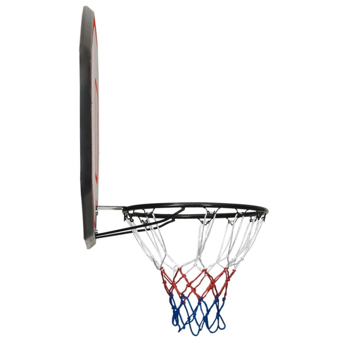 VIDAXL Panneau de basket-ball Noir 109x71x3 cm Polyethylene