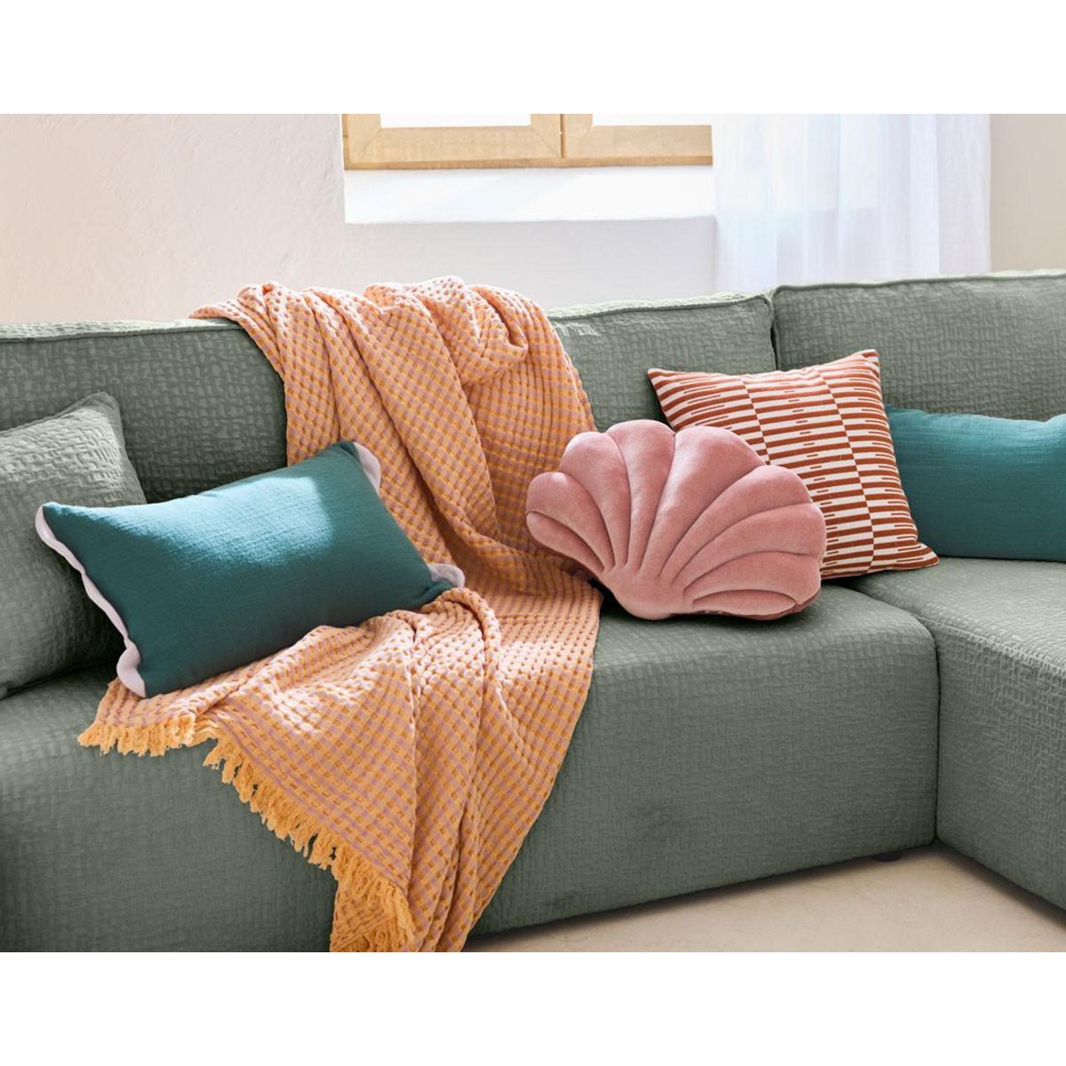 BEST MOBILIER Topaze - canapé d'angle réversible - 4 places - convertible avec coffre - en tissu velours relief