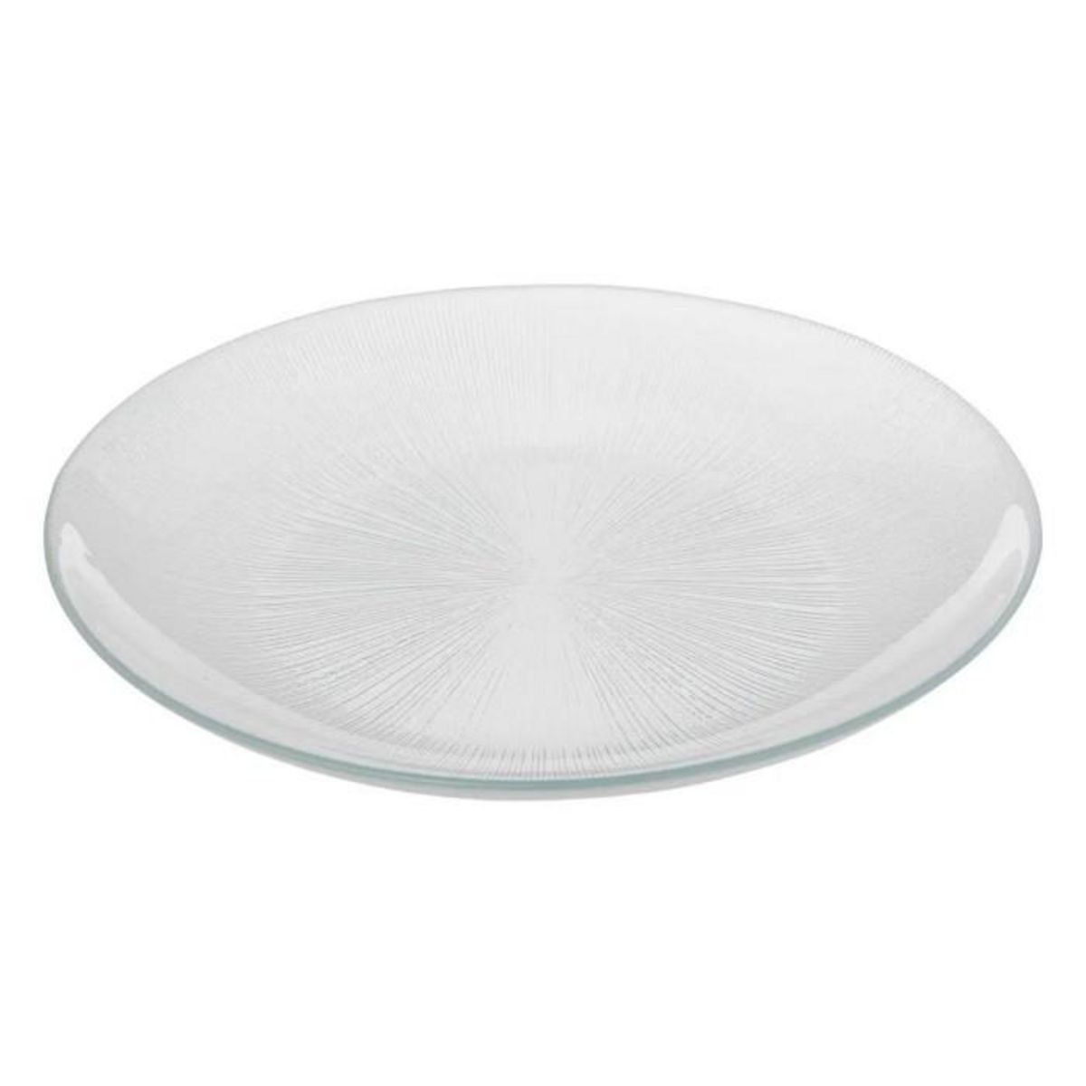 SECRET DE GOURMET Lot de 6 Assiettes à Dessert  Elise  22cm Transparent