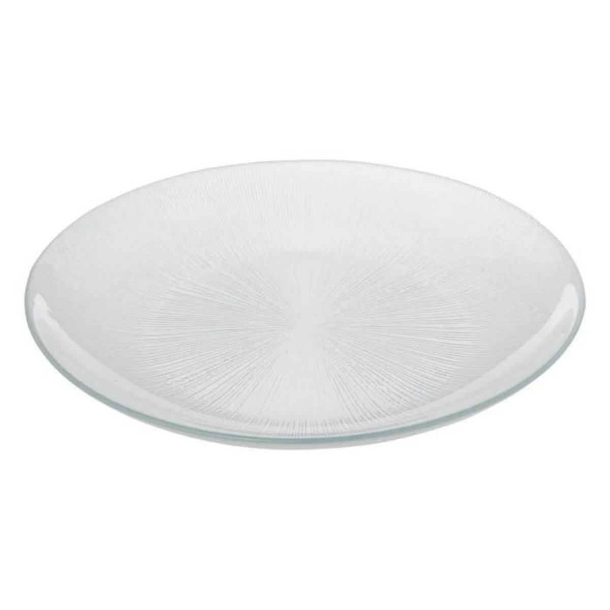 SECRET DE GOURMET Lot de 6 Assiettes à Dessert  Elise  22cm Transparent