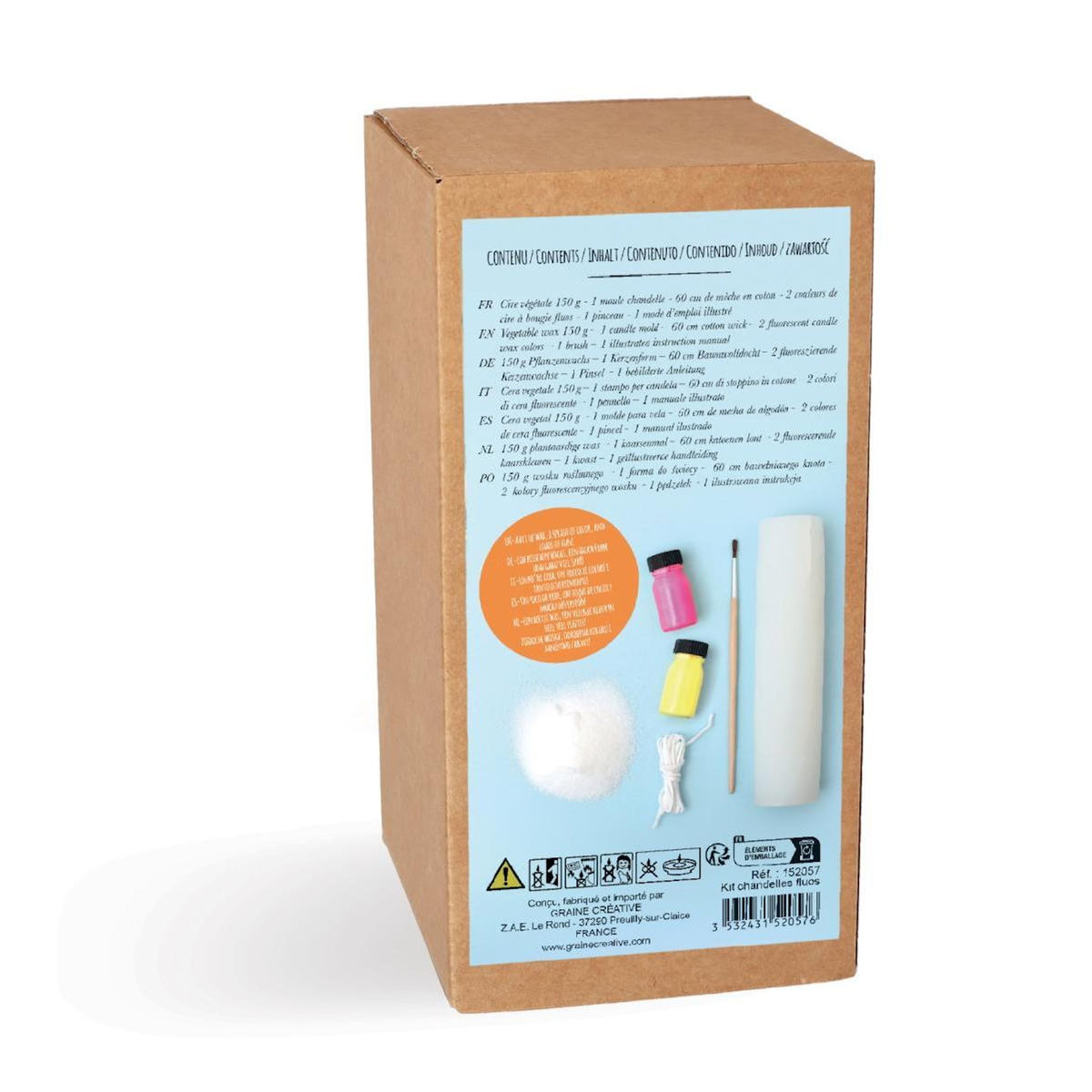 Graine créative - Chandelles fluo