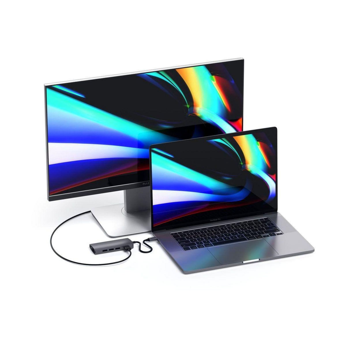 SATECHI Hub USB C USB-C/multiports 8 en 1