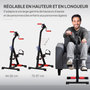 Voir la diapositive 5 : HOMCOM Vélo de rééducation bras et jambes - hauteur largeur réglable - écran LCD multifonction