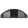 Voir la diapositive 5 : VIDAXL Tapis d'escalier autocollants 15 pcs Noir et gris 65x21x4 cm
