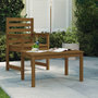 Voir la diapositive 1 : VIDAXL Table de jardin marron miel 82,5x50,5x45 cm bois massif de pin
