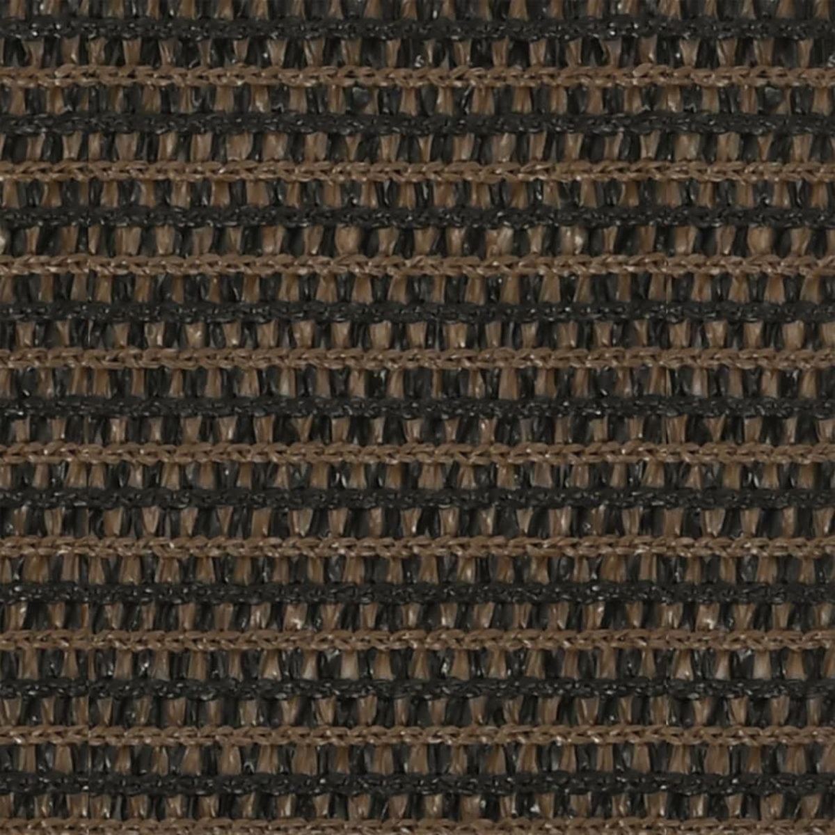 VIDAXL Voile d'ombrage 160 g/m^2 Marron 5x5x5 m PEHD