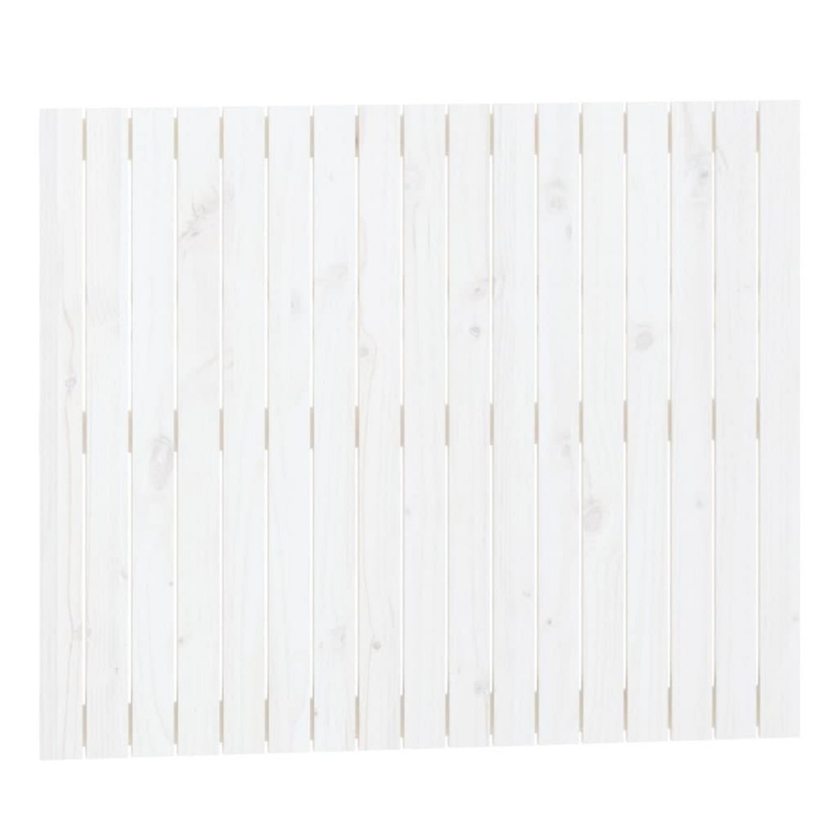 VIDAXL Tete de lit murale Blanc 108x3x90 cm Bois massif de pin