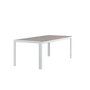 Voir la diapositive 3 : Paris Prix Table de Jardin en Bois  Acacia  200cm Naturel & Blanc