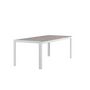 Voir la diapositive 3 : Paris Prix Table de Jardin en Bois  Acacia  200cm Naturel & Blanc