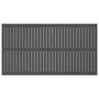 Voir la diapositive 4 : VIDAXL Tete de lit murale Gris 204x3x110 cm Bois massif de pin