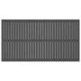 Voir la diapositive 4 : VIDAXL Tete de lit murale Gris 204x3x110 cm Bois massif de pin