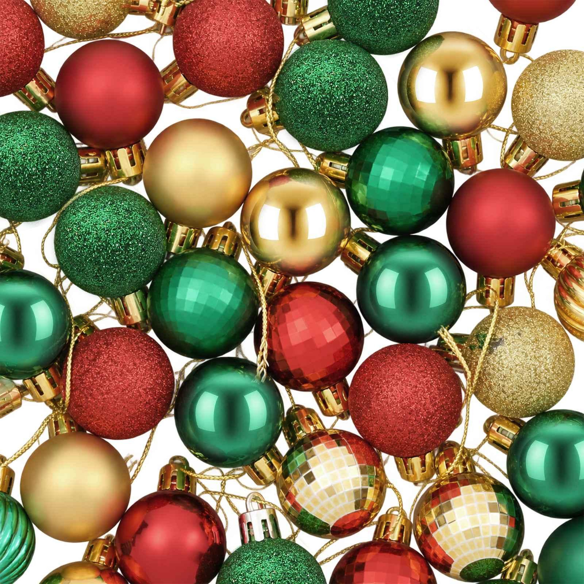 Voir la diapositive 6 : VIDAXL Ensemble de boules de Noël 150 pc Rouge, dore et vert