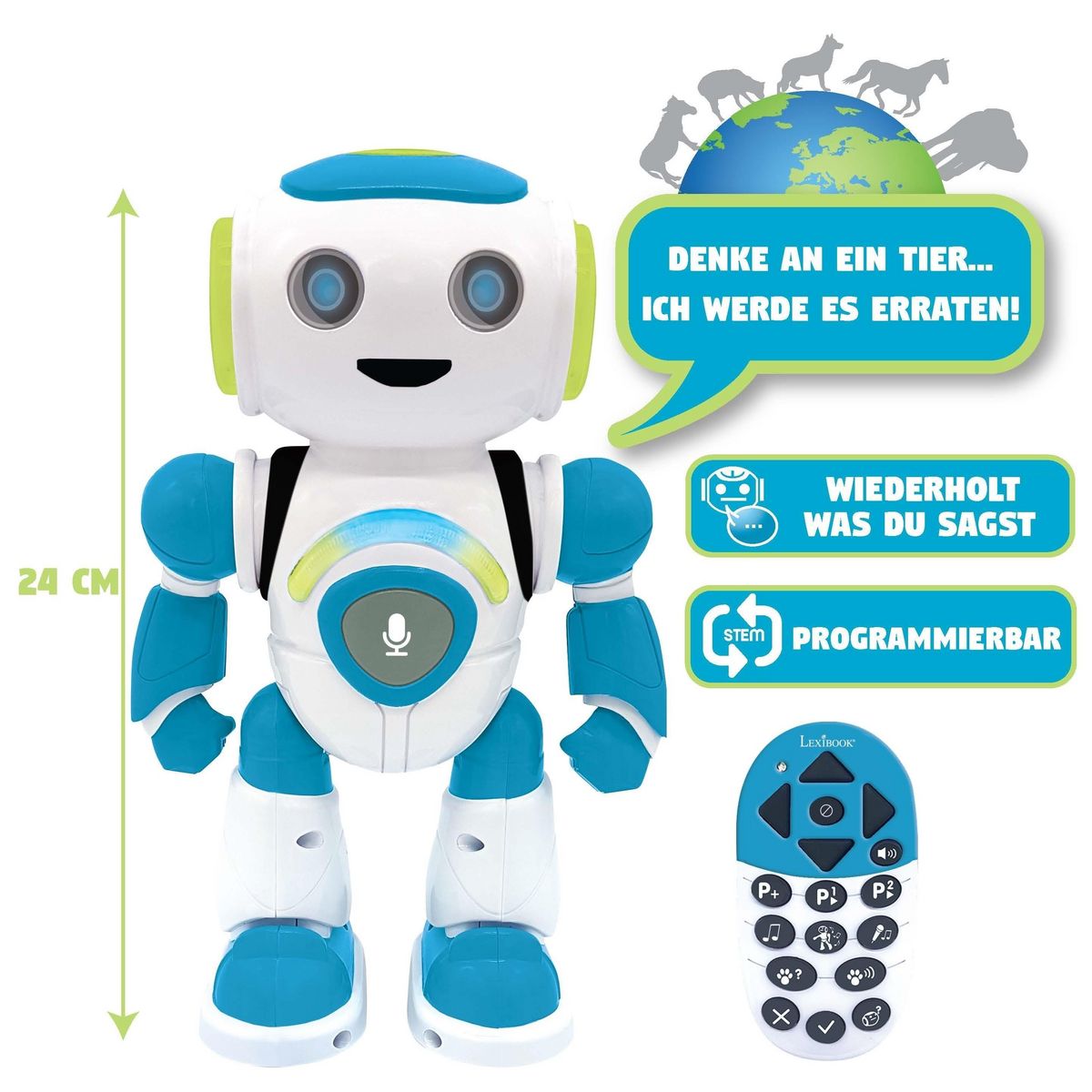 Lexibook POWERMAN JR. Robot Programmable (Allemand)