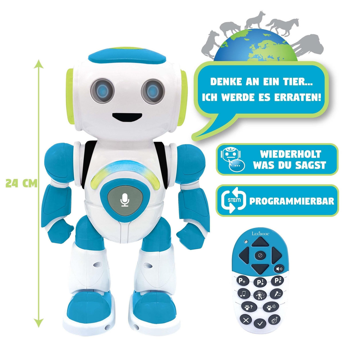 Lexibook POWERMAN JR. Robot Programmable (Allemand)