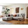 Voir la diapositive 1 : LISA DESIGN Onyx - canapé modulable d'angle gauche 5 places - en tissu