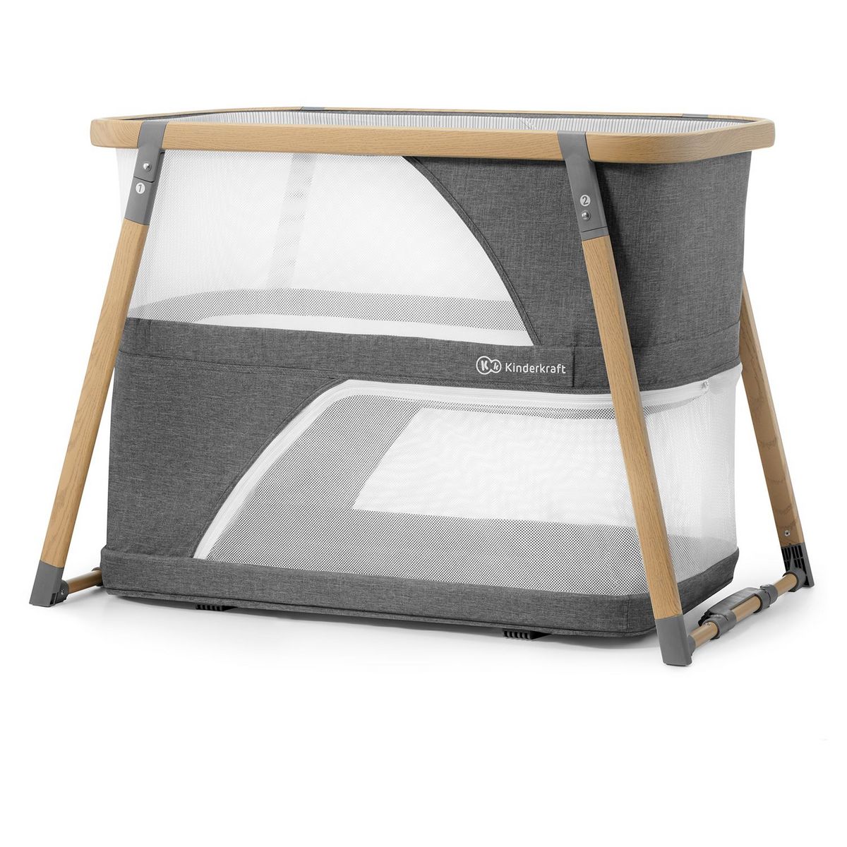 KINDERKRAFT Lit de voyage Sofi gris bébé