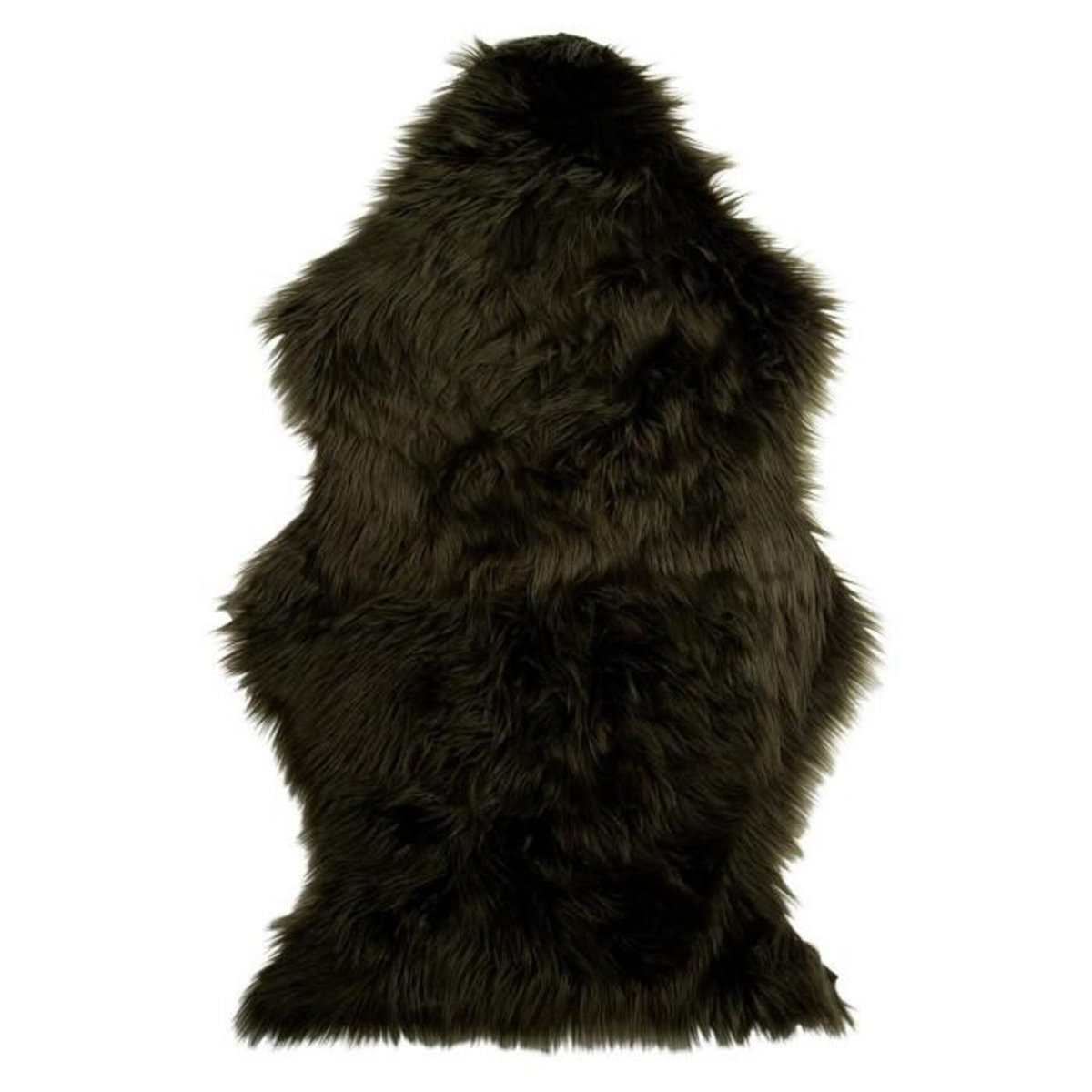 Paris Prix Tapis Déco Imitation Fourrure  Toti  60x95cm Vert