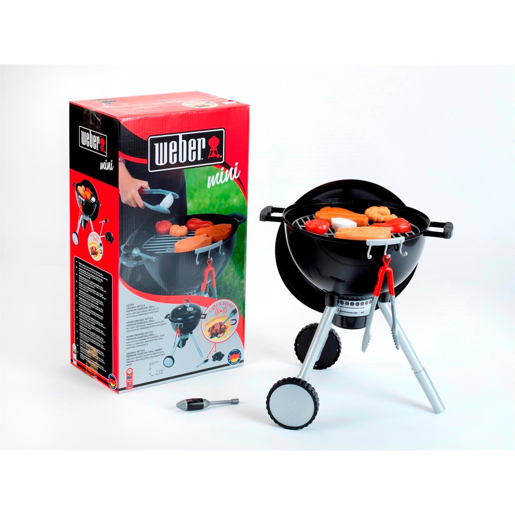 THEO KLEIN Barbecue Weber One Touch Premium avec effets sonores et lumineux