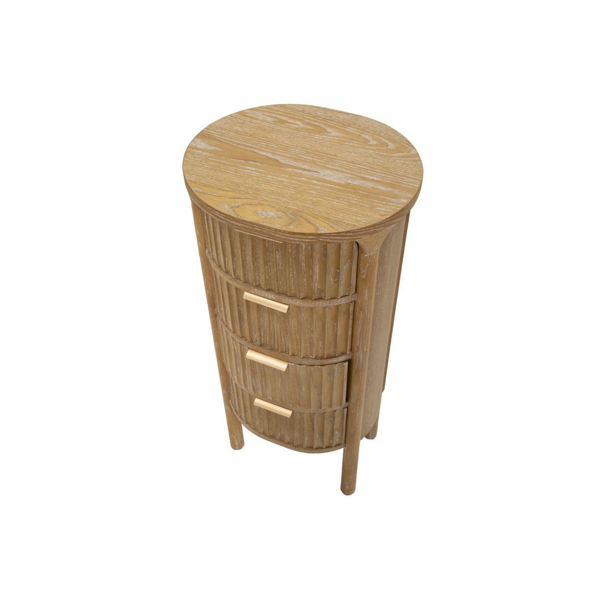 Voir la diapositive 3 : Paris Prix Chiffonnier en bois 4 tiroirs  goteborg  82cm naturel