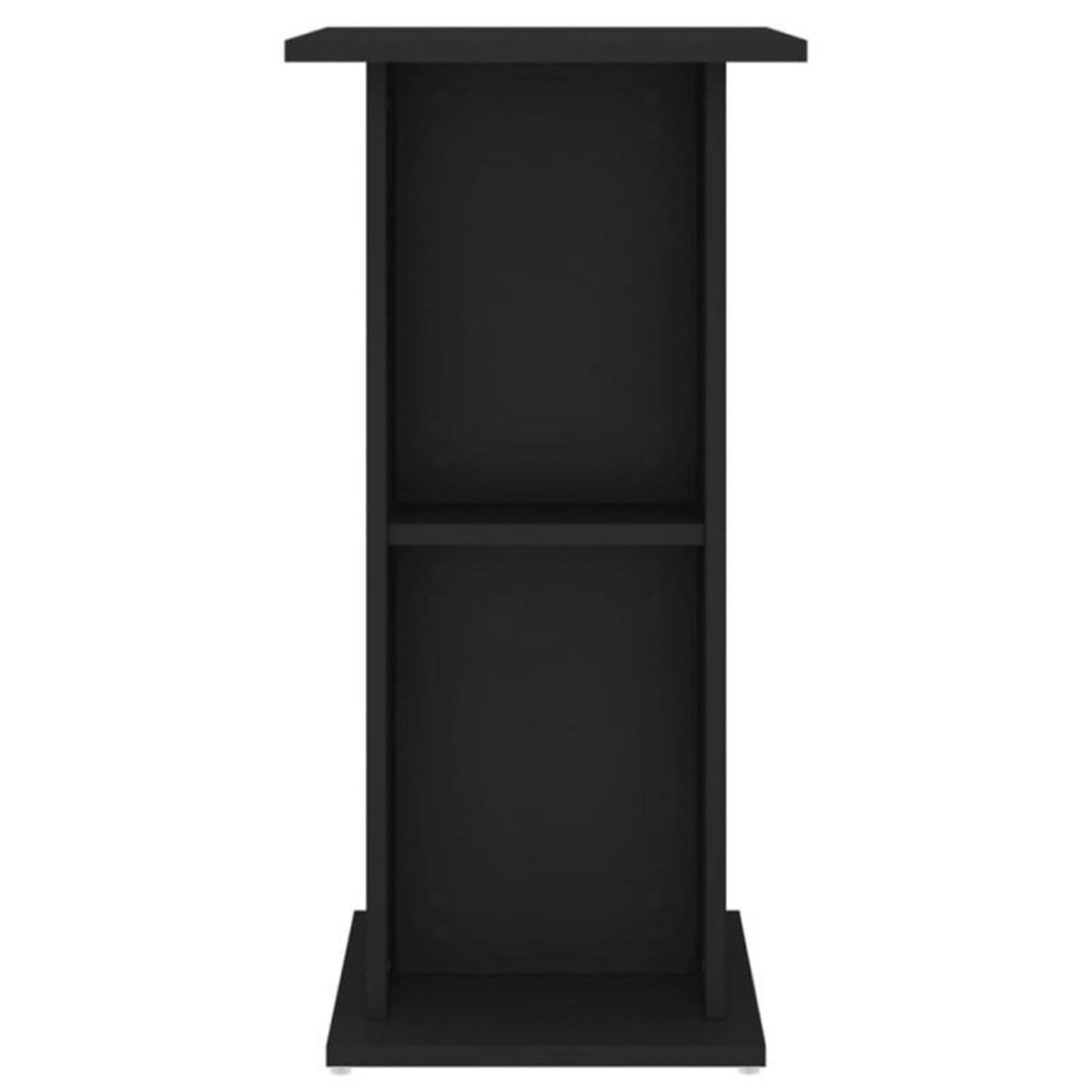 VIDAXL Support pour aquarium noir 60,5x36x72,5 cm bois d ingénierie