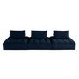 Voir la diapositive 6 : LISA DESIGN Marisol - canapé modulable droit 3 places - velours texturé