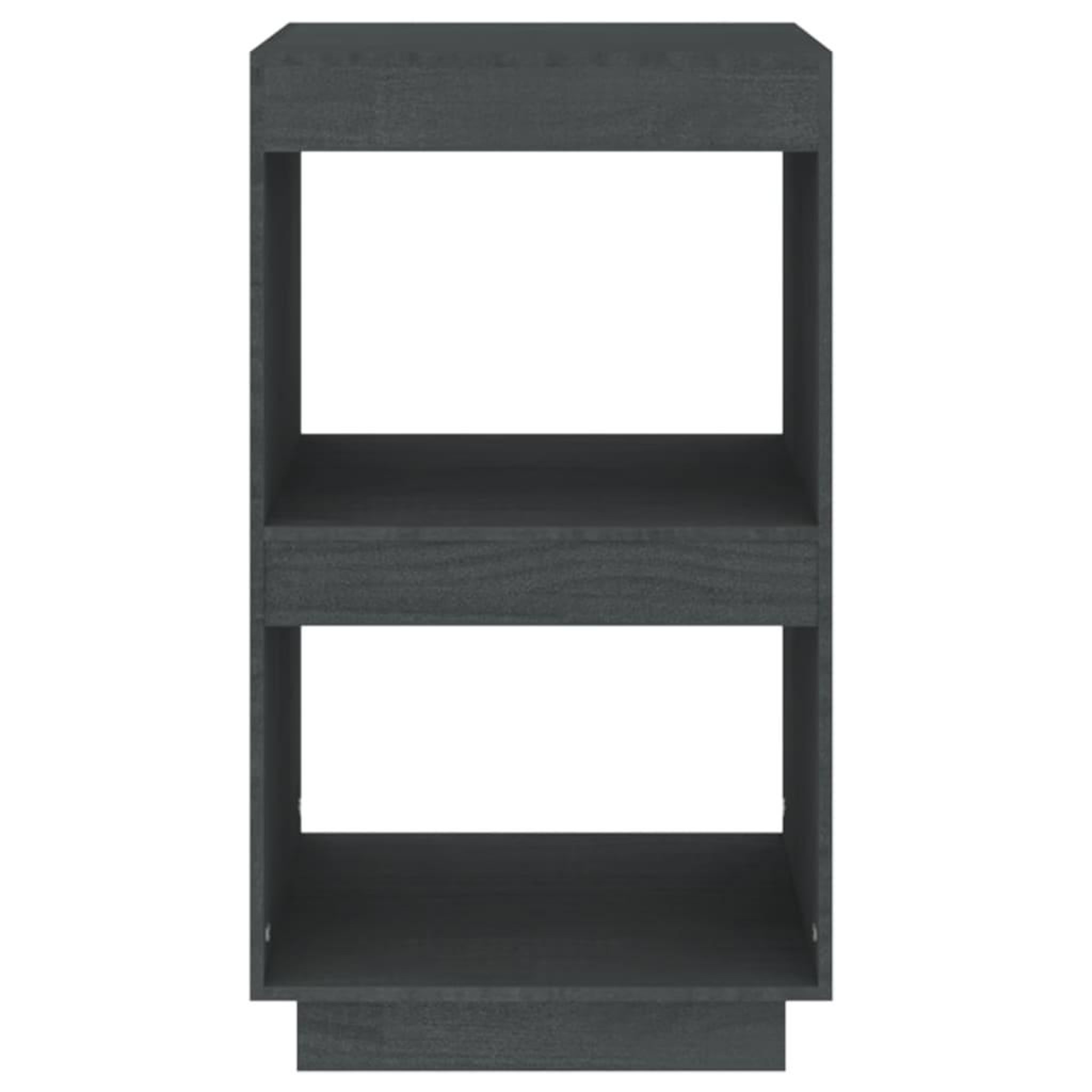 Voir la diapositive 5 : VIDAXL Bibliotheque Gris 40x35x71 cm Bois de pin massif